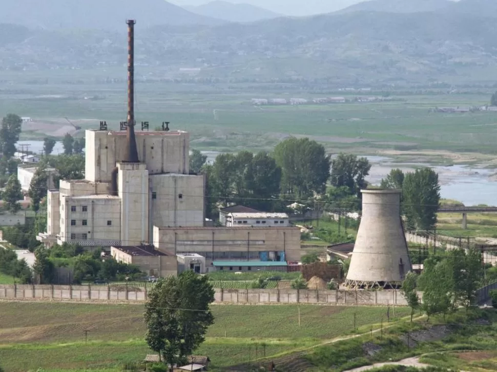 EL COMPLEJO DE YONGBYON. En esa planta, Corea del Norte enriquecía uranio para fabricar armas atómicas. REUTERS