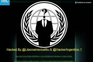 Anonymous hackeó los sitios de Bruera y Tecnópolis por las inundaciones