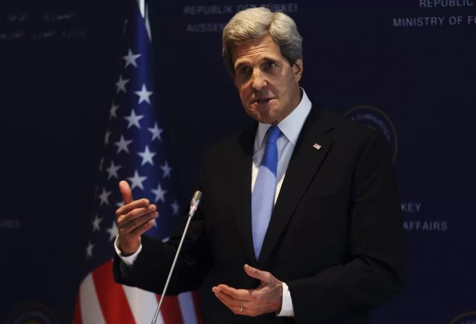 CONTUNDENTE. John Kerry dijo que EEUU trabajará contra el terrorismo. REUTERS