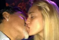 Maradona a los besos con Rocío