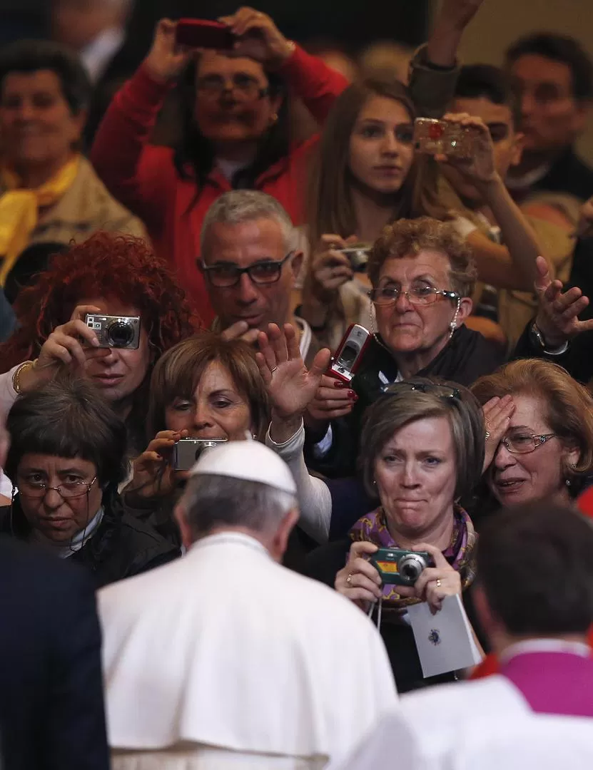 POPULARIDAD. El Papa impresionó al 84% de los fieles de EE.UU. REUTERS