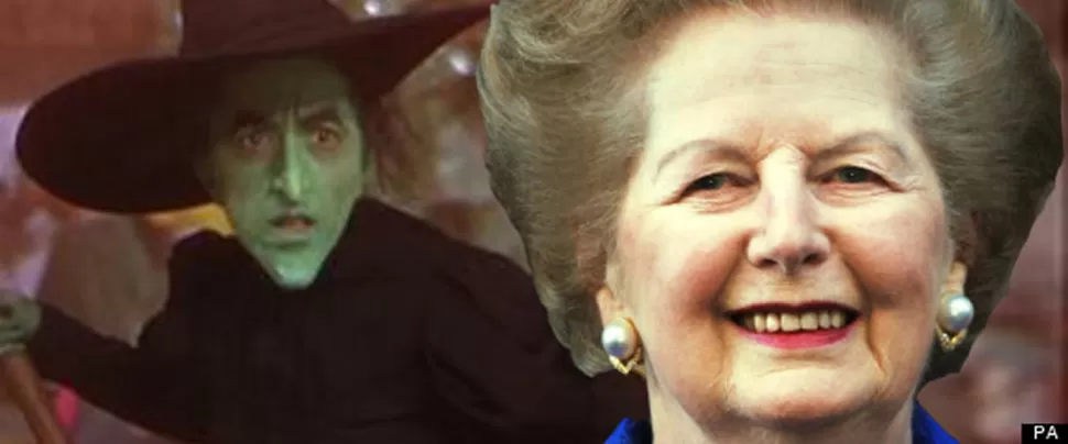 REGOCIJO. Decenas de miles de británicos descargaron la canción del Mago de Oz para celebrar el fallecimiento de la mandataria. FOTO TOMADA DE THEHUFFINGTONPOST.COM