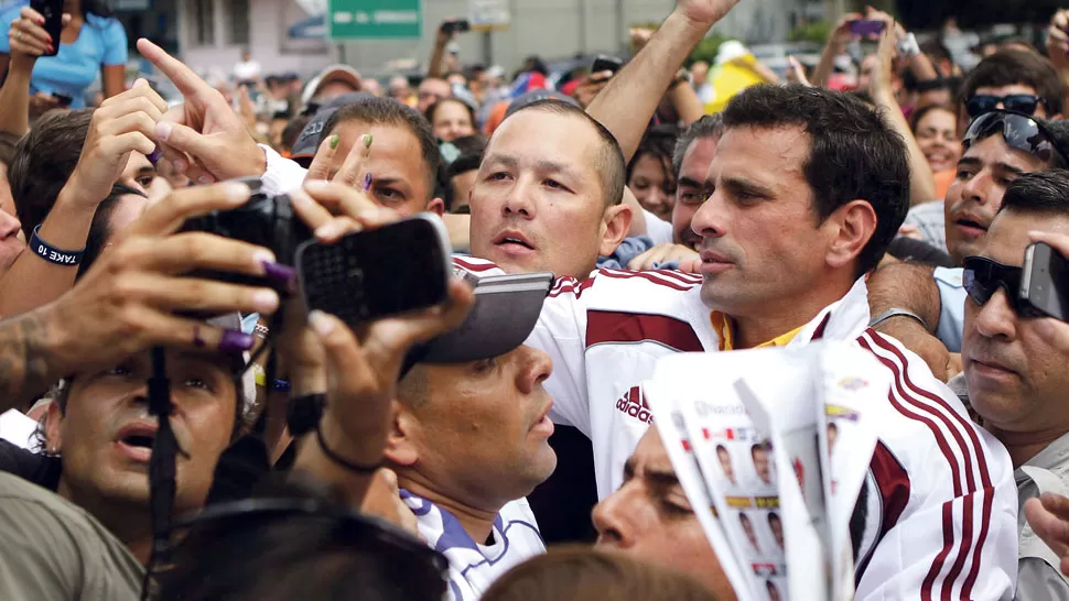 EL DERROTADO. Capriles había deslizado una posibilidad de fraude. REUTERS