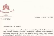 El Papa Francisco comparte el dolor de Bonafini