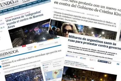 Diarios extranjeros reflejaron el 18A