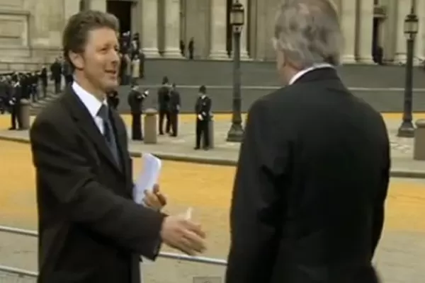 Un periodista confundió el funeral de Margaret Thatcher con una boda
