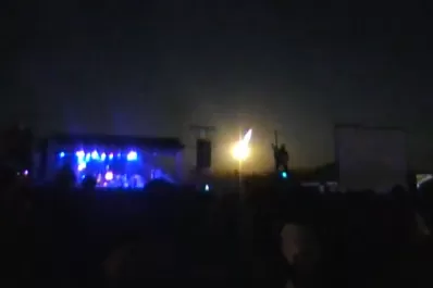 El meteoro apareció en pleno show de Los Tekis en Salta