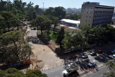 En una semana habilitan la calle del parque Avellaneda