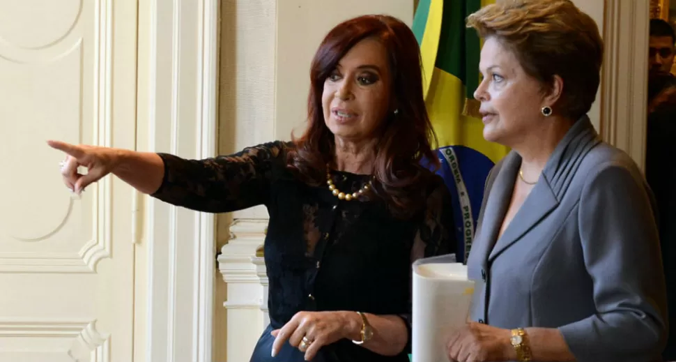 Cristina Kirchner recibió a Dilma Rousseff