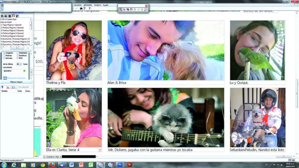 CARIÑOSOS. La imagen de Alan y su perra Brisa lo dice todo: amor mutuo. 