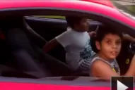 Mirá el video del niño de 10 años conduciendo un F430