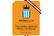 Máxima: la reina hincha de Racing
