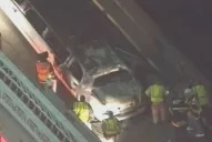 Una limusina se quemó con la novia y sus amigas adentro