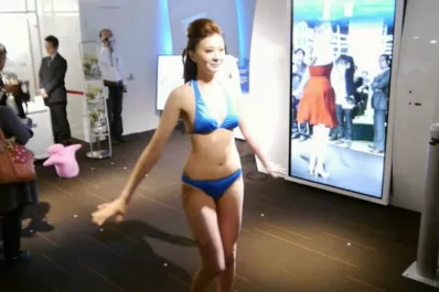 Así se prueban la ropa en Japón