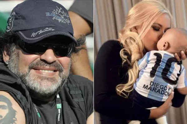 La llegada de Maradona al país combinó peleas y paternidad