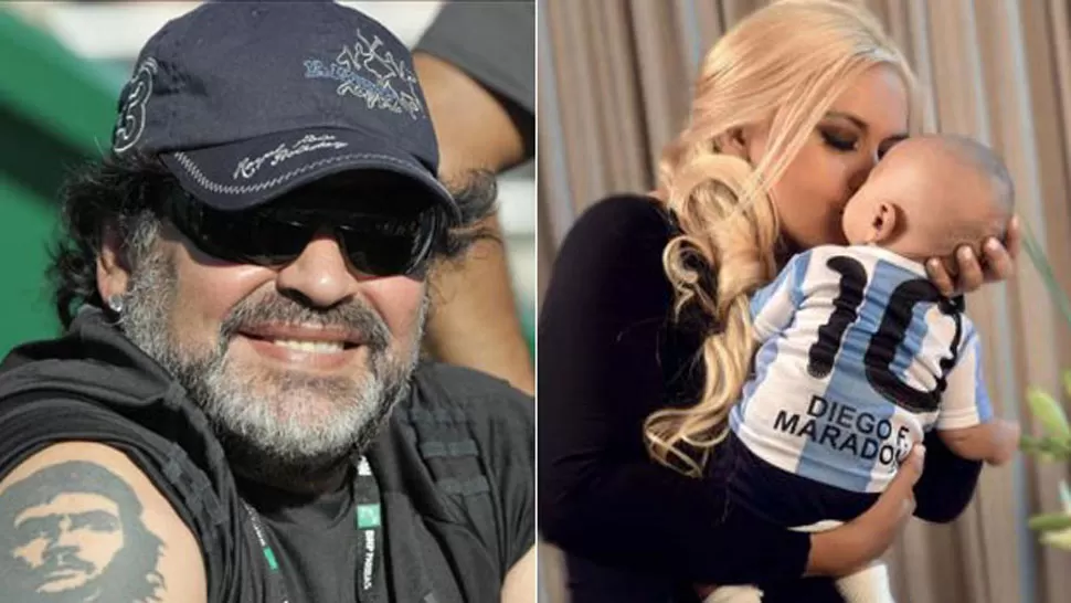 La llegada de Maradona al país combinó peleas y paternidad