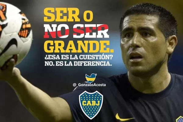 Los hinchas de Boca festejaron con afiches