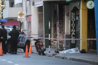 Accidente en moto y muerte en el microcentro