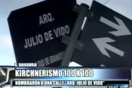 Bautizaron como Julio de Vido a una calle en Santa Fe