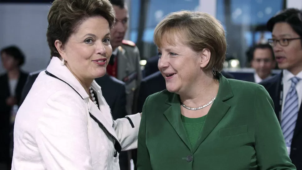 LAS DOS PRIMERAS. Angela Merkel y Dilma Roussef están al tope de la lista de Forbes. FOTO TOMADA DE GETTYIMAGES
