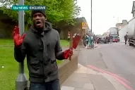 Asesinaron a machetazos a un soldado inglés en Londres