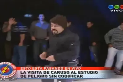 Imitaron a Caruso Lombardi en Peligro Sin Codificar