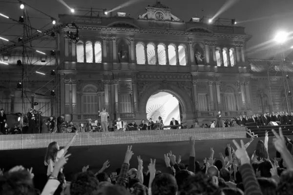 En la Plaza de Mayo