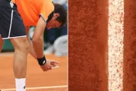 Tenía dudas sobre el pique así que sacó su propia foto