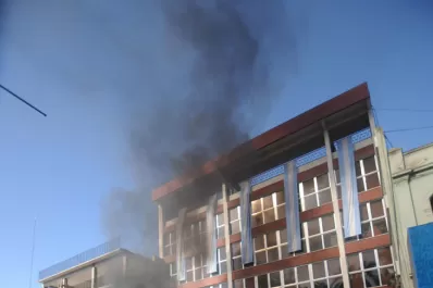 La furia de los taxistas quedó patente en el Centro Judicial