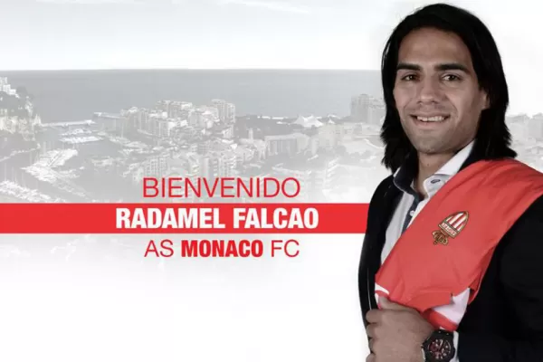 Mónaco confirmó el fichaje de Radamel Falcao
