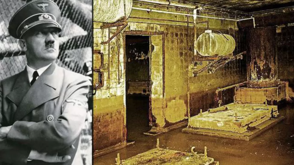 AQUÍ ESTUVO. Las imágenes del bunker de Hitler sacadas por Robert Conrad. FOTO TOMADA DE BILD.DE