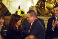 Cristina le tomó juramento a Arturo Puricelli y Agustín Rossi