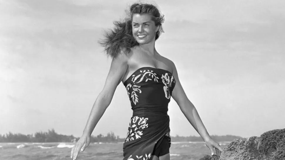 DIOSA. Williams, estrella de Hollywood y nadadora. CAPTURA DE VIDEO