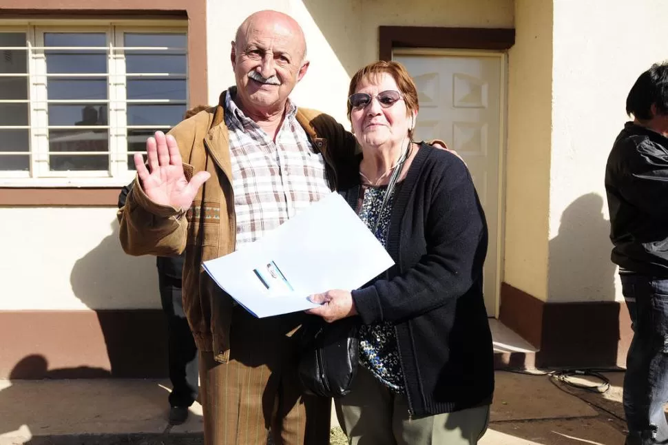 CADENA NACIONAL. Miguel y Amanda hablaron con Cristina. LA GACETA / FOTO DE ANALIA JARAMILLO