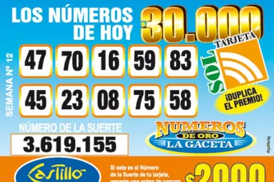 Los Números de Oro de LA GACETA