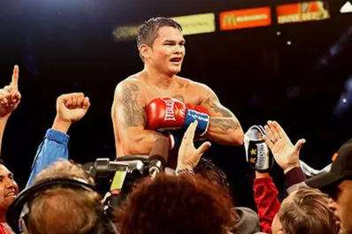 El Chino sacó un KOT a lo Maidana