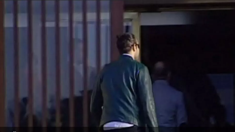 EL PRIMERO. Fariña llegó dos horas antes que Elaskar a tribunales. FOTO TOMADA DE MINUTOUNO.COM.AR