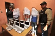 Al amanecer robaron netbooks de la escuela y, al mediodía, los atraparon