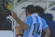 La patada de Mascherano al conductor del carrito fue la nota