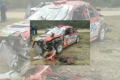 Mirá el vuelco de Robbiani en río Nío