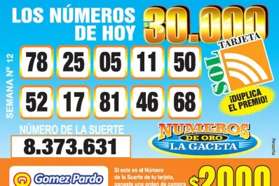 Los Números de Oro de LA GACETA