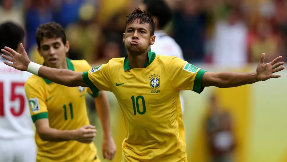 LA CARTA. El seleccionado brasileño apuesta a que Neymar siga siendo su as en la competencia previa a la Copa del Mundo. REUTERS