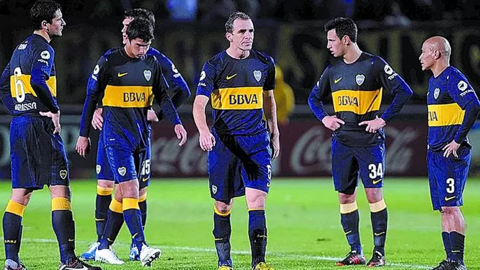 MAL SEMESTRE. Boca ya dejó escapar tres posibilidades de ser parte de la Copa Libertadores 2014. FOTO TOMADA DE CLARIN.COM