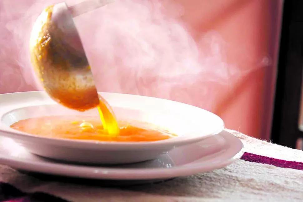  SOPA. De calabaza, miel y jengibre. FOTOS GENTILEZA INéS CASANOVA 