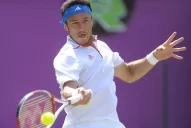 Pico se prueba en el césped