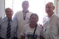 El Papa Francisco recibió al líder qom Félix Díaz