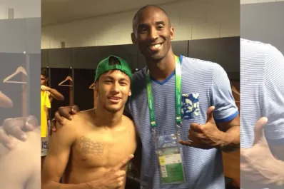 Kobe Bryant y su encuentro con Neymar
