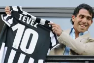 Enorme recepción de los hinchas de Juventus para Tevez
