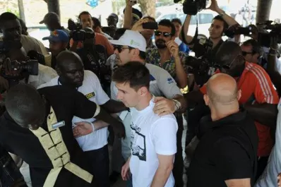 Una ayuda de Messi para terminar la Malaria