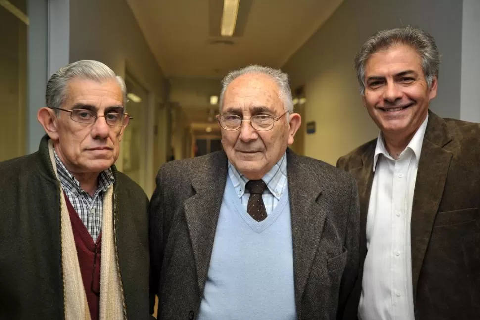 POSTULANTES. Ramos, Salmoiraghi y Ruiz planean encarar un cambio revolucionario en la institución, pero paulatino. Cada paso deberá cumplir una etapa.  